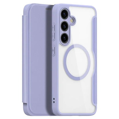 DUX DUCIS Skin X Pro for Samsung Galaxy S24+ Phone Case Card Slot PU Leather Cover