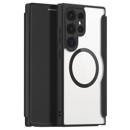 DUX DUCIS Skin X Pro for Samsung Galaxy S24 Ultra Case Leather Phone Cover Compatible with MagSafe
