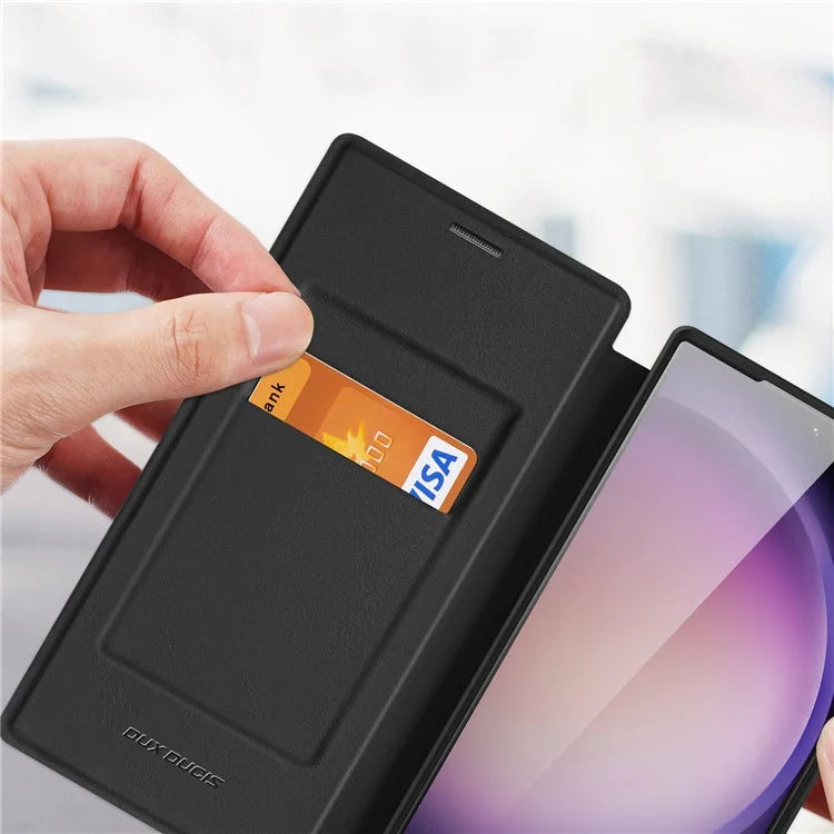 DUX DUCIS Skin X Pro for Samsung Galaxy S24 Ultra Case Leather Phone Cover Compatible with MagSafe
