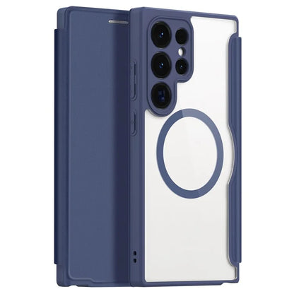 DUX DUCIS Skin X Pro for Samsung Galaxy S24 Ultra Case Leather Phone Cover Compatible with MagSafe
