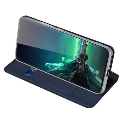 DUX DUCIS Skin Pro Series For Motorola Edge 40 Neo 5G Leather Case Stand Card Holder Phone Cover