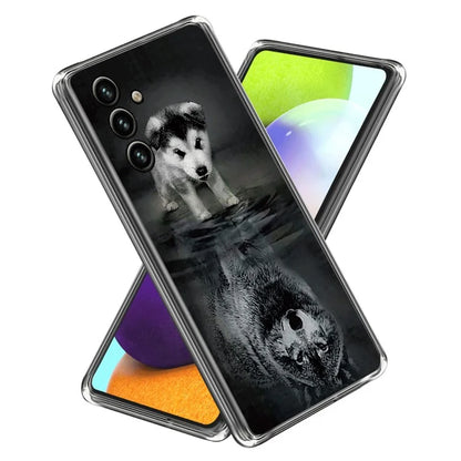 For Samsung Galaxy A05s 4G IMD Phone Cover Pattern Printed Flexible Slim TPU Case