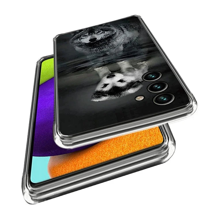 For Samsung Galaxy A05s 4G IMD Phone Cover Pattern Printed Flexible Slim TPU Case