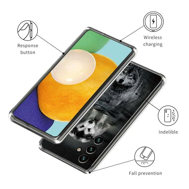 For Samsung Galaxy A05s 4G IMD Phone Cover Pattern Printed Flexible Slim TPU Case