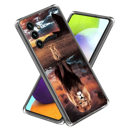 For Samsung Galaxy A05s 4G IMD Phone Cover Pattern Printed Flexible Slim TPU Case