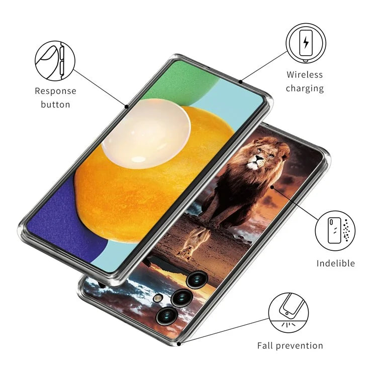 For Samsung Galaxy A05s 4G IMD Phone Cover Pattern Printed Flexible Slim TPU Case