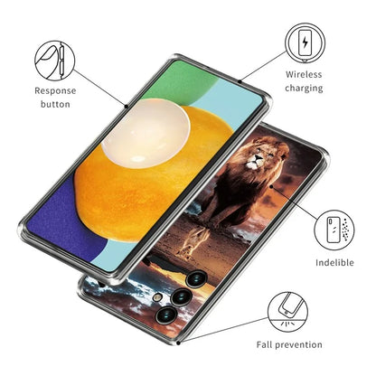 For Samsung Galaxy A05s 4G IMD Phone Cover Pattern Printed Flexible Slim TPU Case