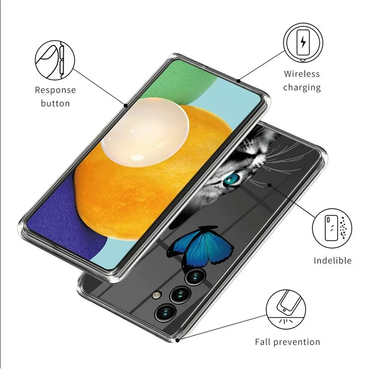 For Samsung Galaxy A05s 4G IMD Phone Cover Pattern Printed Flexible Slim TPU Case