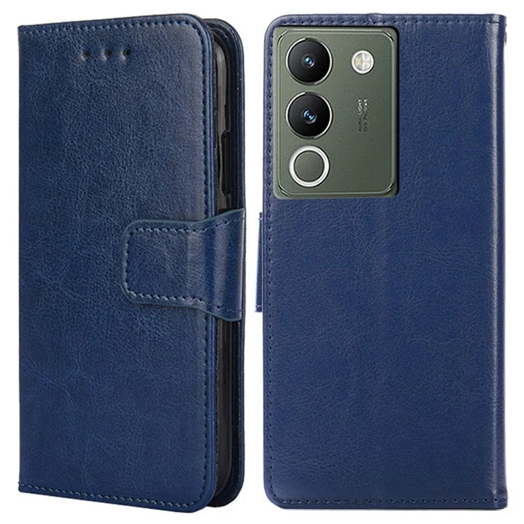 For vivo V29e (Global) 5G Case Magnetic Clasp Leather Wallet Cover