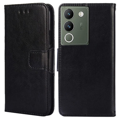 For vivo V29e (Global) 5G Case Magnetic Clasp Leather Wallet Cover