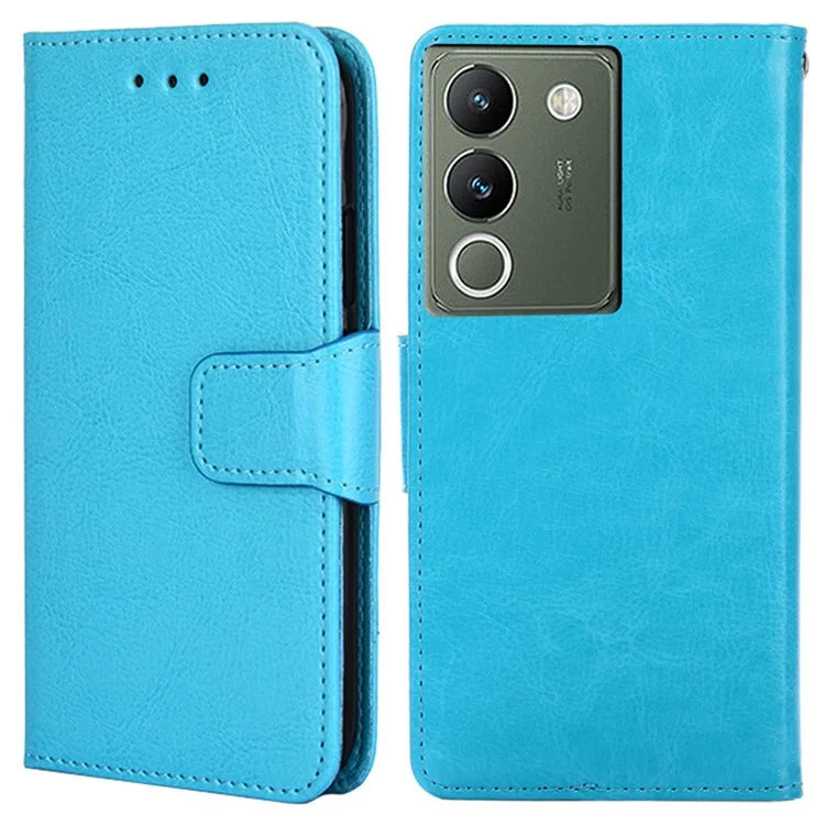 For vivo V29e (Global) 5G Case Magnetic Clasp Leather Wallet Cover