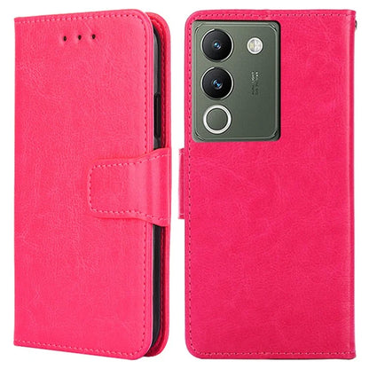 For vivo V29e (Global) 5G Case Magnetic Clasp Leather Wallet Cover