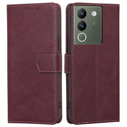 For vivo V29e (Global) 5G Case RFID Blocking Wallet Phone Leather Cover