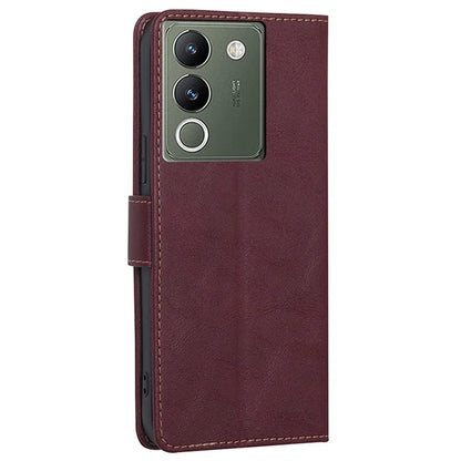 For vivo V29e (Global) 5G Case RFID Blocking Wallet Phone Leather Cover