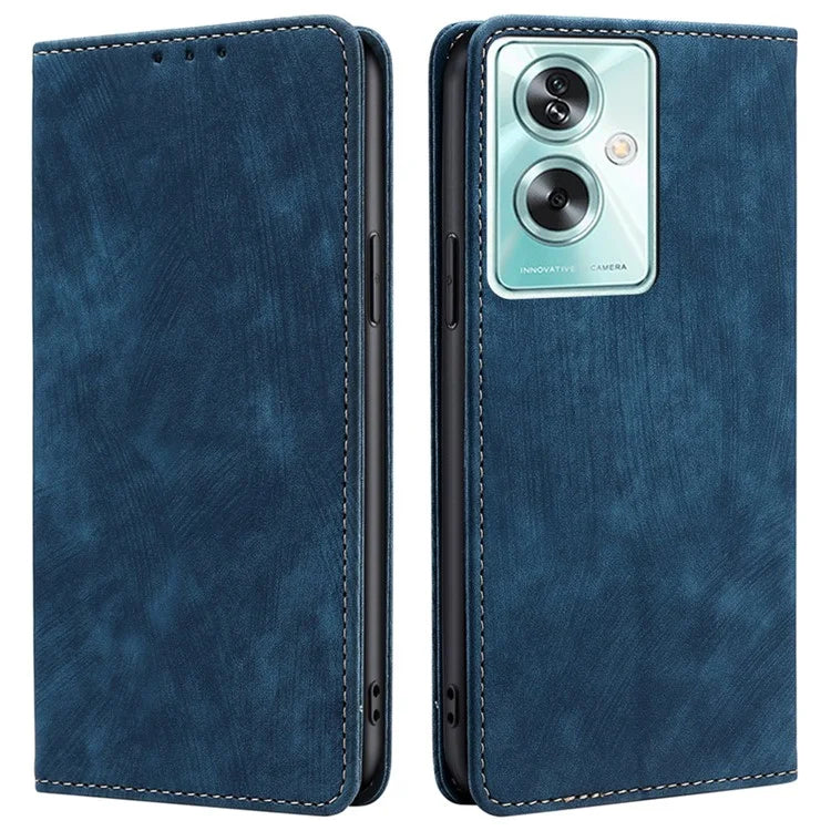 For Oppo A79 5G / A2 5G Case PU Leather RFID Blocking Wallet Phone Cover