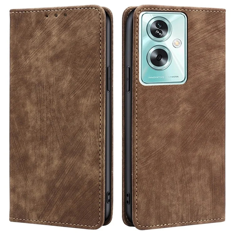 For Oppo A79 5G / A2 5G Case PU Leather RFID Blocking Wallet Phone Cover