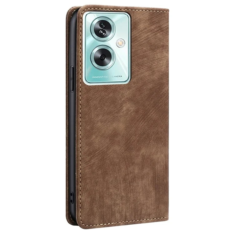 For Oppo A79 5G / A2 5G Case PU Leather RFID Blocking Wallet Phone Cover