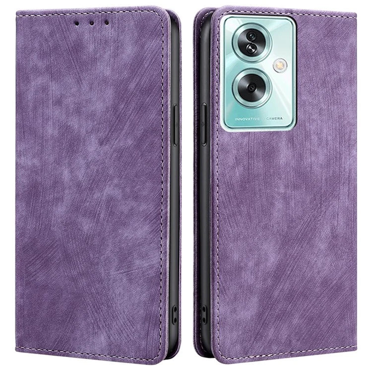 For Oppo A79 5G / A2 5G Case PU Leather RFID Blocking Wallet Phone Cover