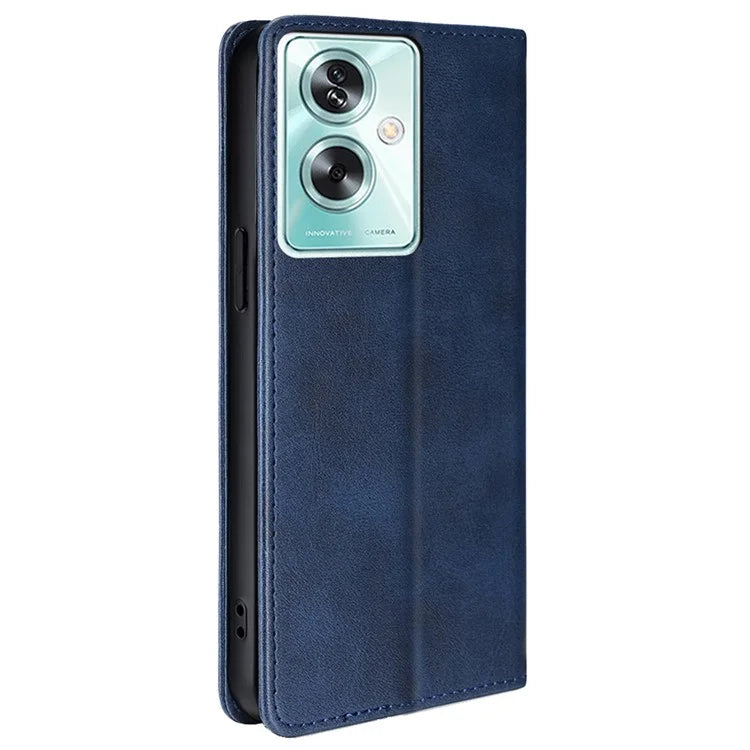 For Oppo A79 5G / A2 5G Case Magnetic Auto Closing Leather Wallet Stand Cover
