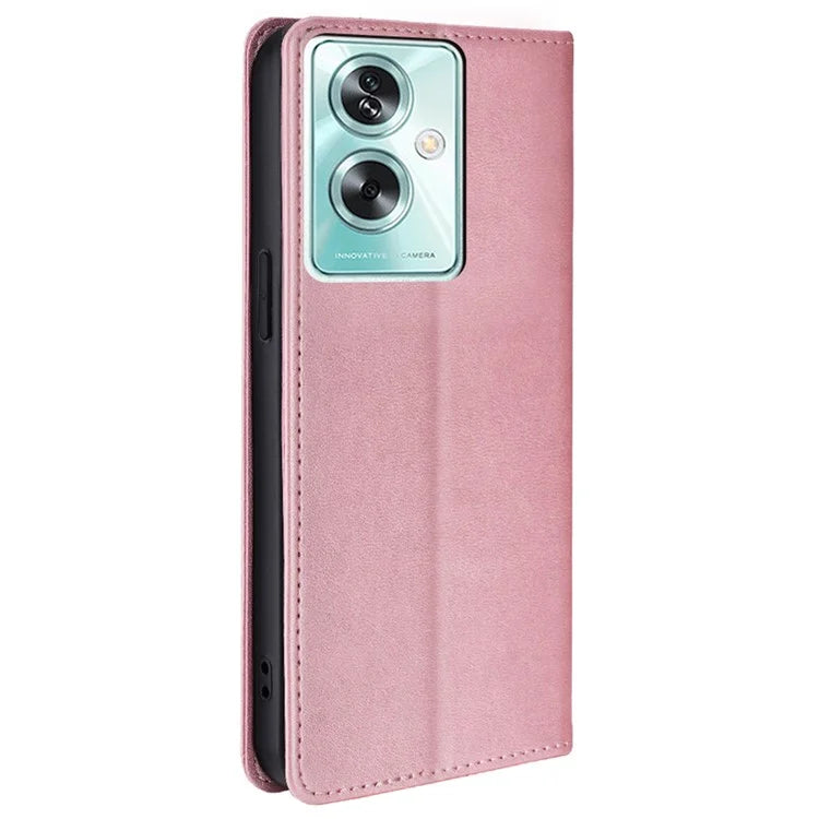 For Oppo A79 5G / A2 5G Case Magnetic Auto Closing Leather Wallet Stand Cover