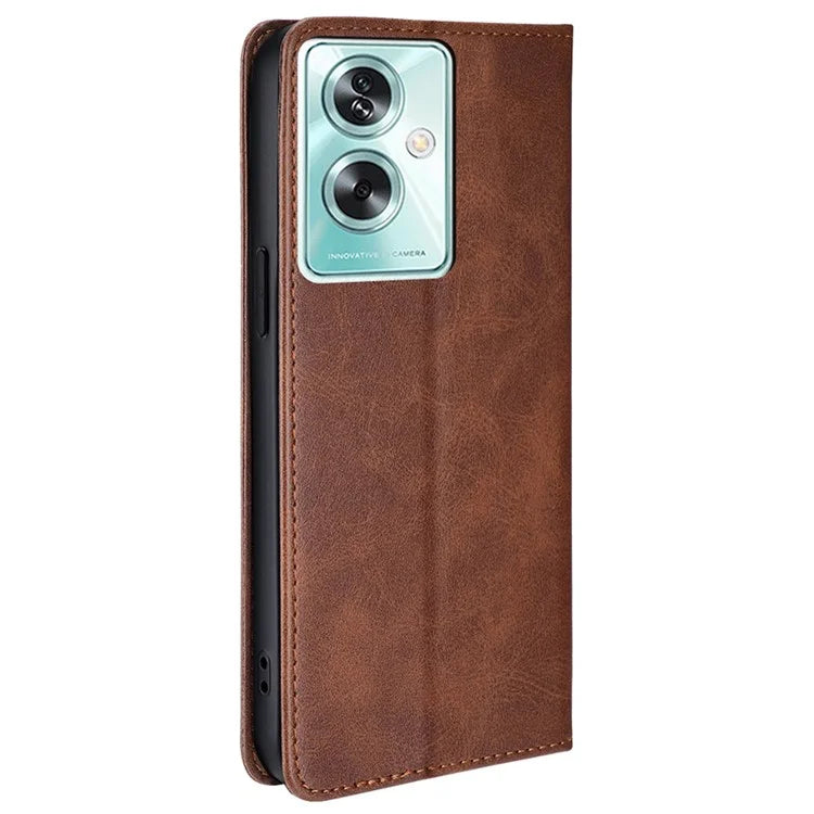 For Oppo A79 5G / A2 5G Case Magnetic Auto Closing Leather Wallet Stand Cover
