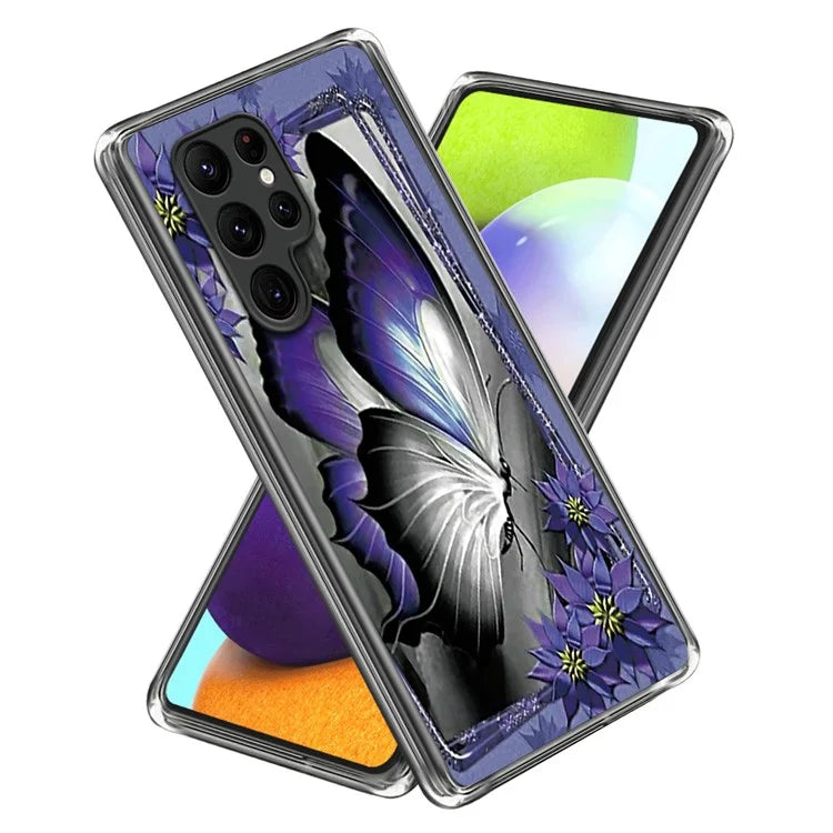 For Samsung Galaxy S24 Ultra Phone Case IMD Pattern Printed TPU Cover