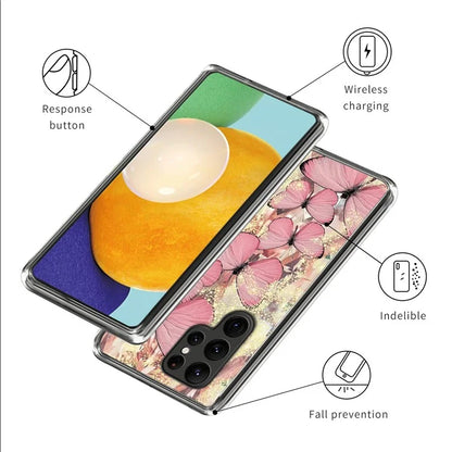 For Samsung Galaxy S24 Ultra Phone Case IMD Pattern Printed TPU Cover