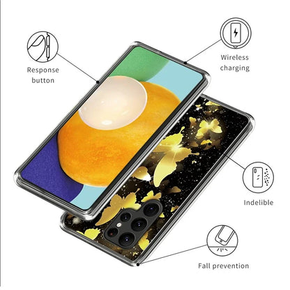 For Samsung Galaxy S24 Ultra Phone Case IMD Pattern Printed TPU Cover