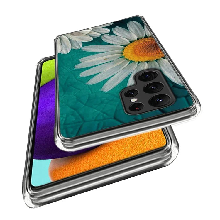For Samsung Galaxy S24 Ultra Phone Case IMD Pattern Printed TPU Cover
