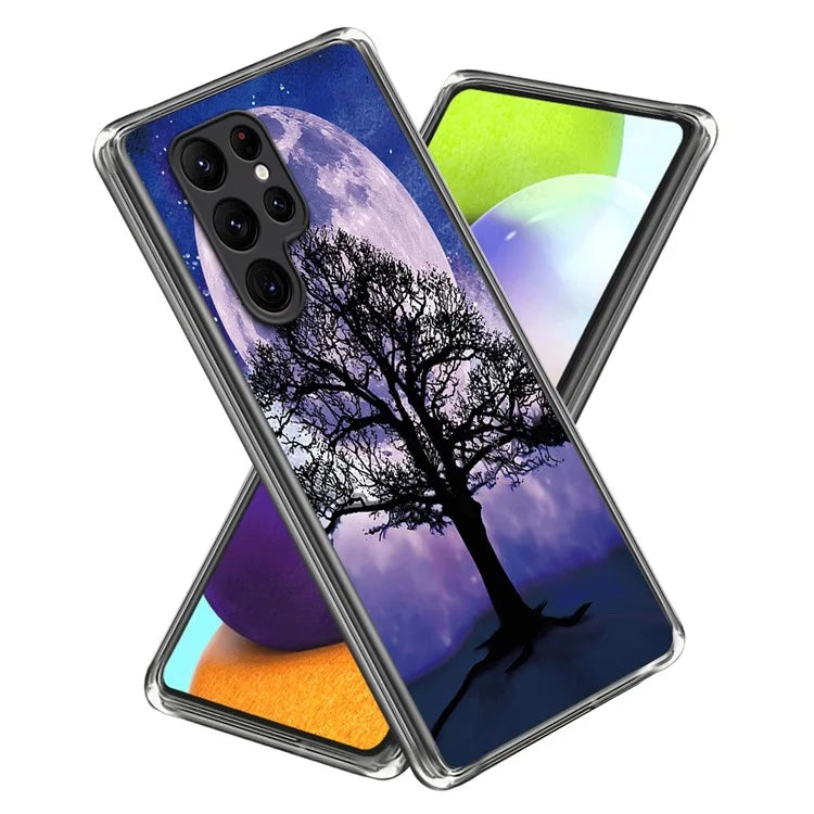 For Samsung Galaxy S24 Ultra Phone Case IMD Pattern Printed TPU Cover
