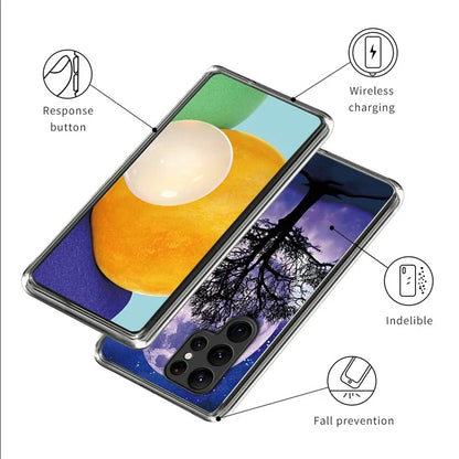 For Samsung Galaxy S24 Ultra Phone Case IMD Pattern Printed TPU Cover