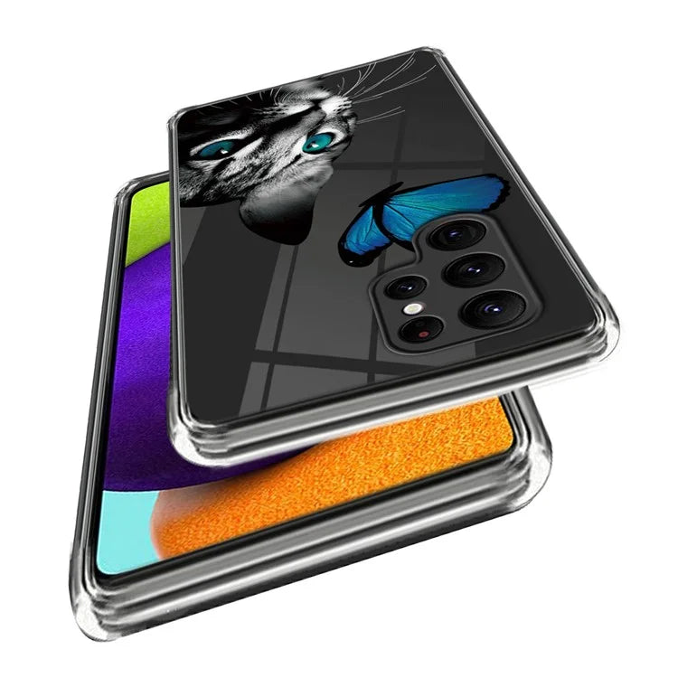 For Samsung Galaxy S24 Ultra Phone Case IMD Pattern Printed TPU Cover