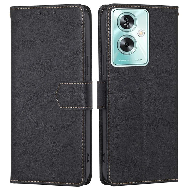 For Oppo A79 5G / A2 5G Case RFID Blocking Wallet Phone Stand Cover