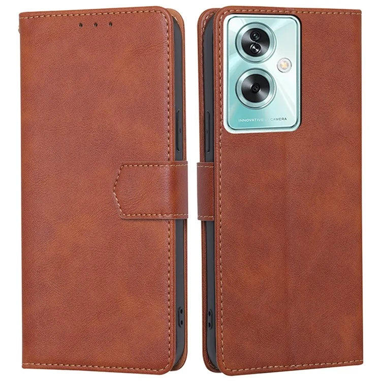 For Oppo A79 5G / A2 5G Case RFID Blocking Wallet Phone Stand Cover
