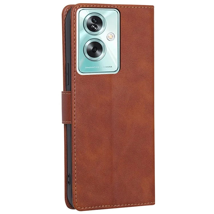 For Oppo A79 5G / A2 5G Case RFID Blocking Wallet Phone Stand Cover