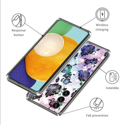 For Samsung Galaxy A05s 4G TPU Case IMD Pattern Printing Anti-scratch Cover