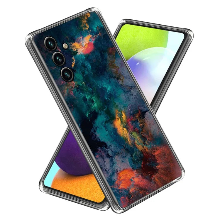 For Samsung Galaxy A05s 4G TPU Case IMD Pattern Printing Anti-scratch Cover