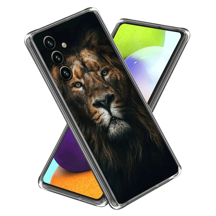 For Samsung Galaxy A05s 4G TPU Case IMD Pattern Printing Anti-scratch Cover