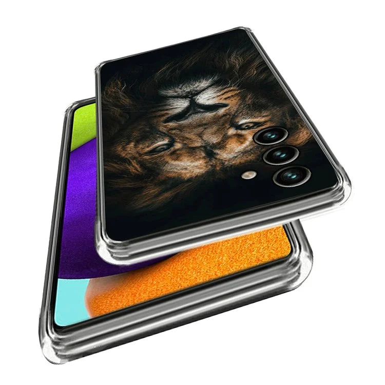 For Samsung Galaxy A05s 4G TPU Case IMD Pattern Printing Anti-scratch Cover