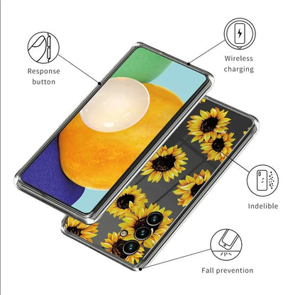 For Samsung Galaxy A05s 4G TPU Case IMD Pattern Printing Anti-scratch Cover
