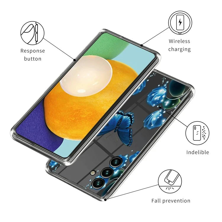 For Samsung Galaxy A05s 4G TPU Case IMD Pattern Printing Anti-scratch Cover