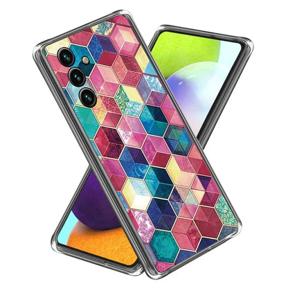 For Samsung Galaxy A05s 4G TPU Case IMD Pattern Printing Anti-scratch Cover