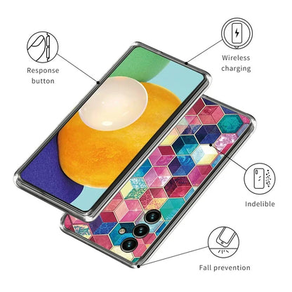 For Samsung Galaxy A05s 4G TPU Case IMD Pattern Printing Anti-scratch Cover
