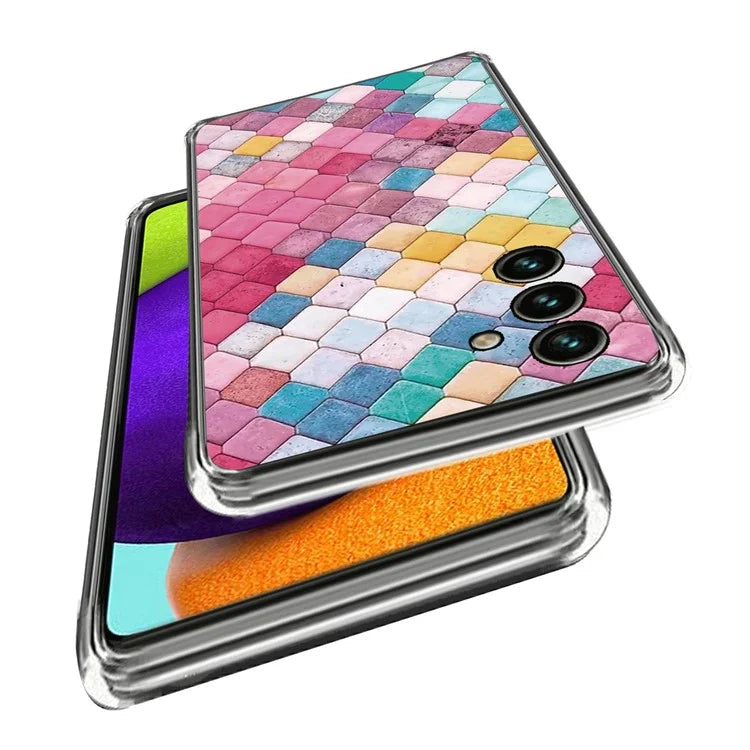 For Samsung Galaxy A05s 4G TPU Case IMD Pattern Printing Anti-scratch Cover