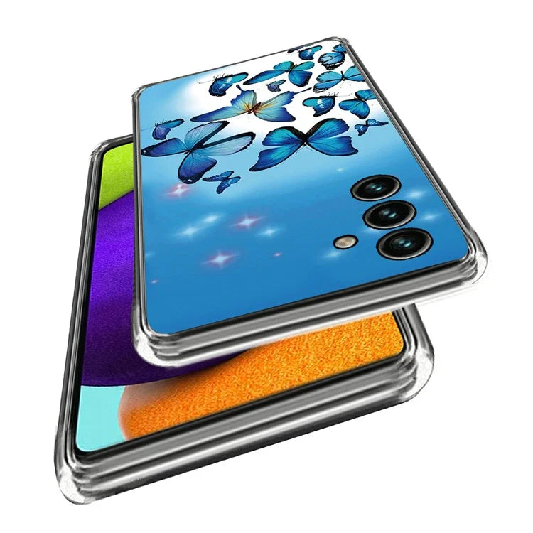 For Samsung Galaxy A05s 4G TPU Case IMD Pattern Printing Anti-scratch Cover