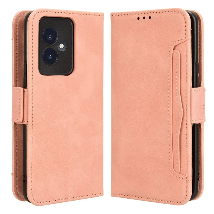 For Honor 100 5G Leather Case Wallet Stand Cover with Multiple Card Slots