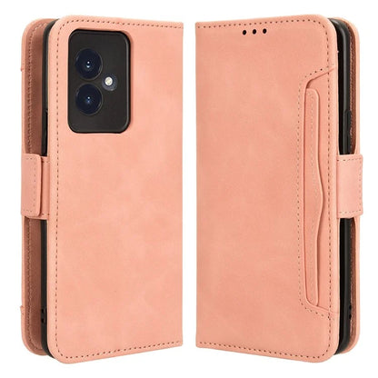 For Honor 100 5G Leather Case Wallet Stand Cover with Multiple Card Slots