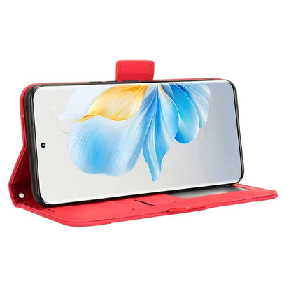 For Honor 100 5G Leather Case Wallet Stand Cover with Multiple Card Slots
