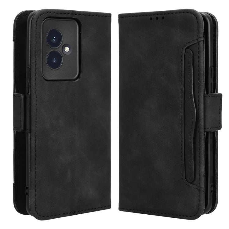 For Honor 100 5G Leather Case Wallet Stand Cover with Multiple Card Slots
