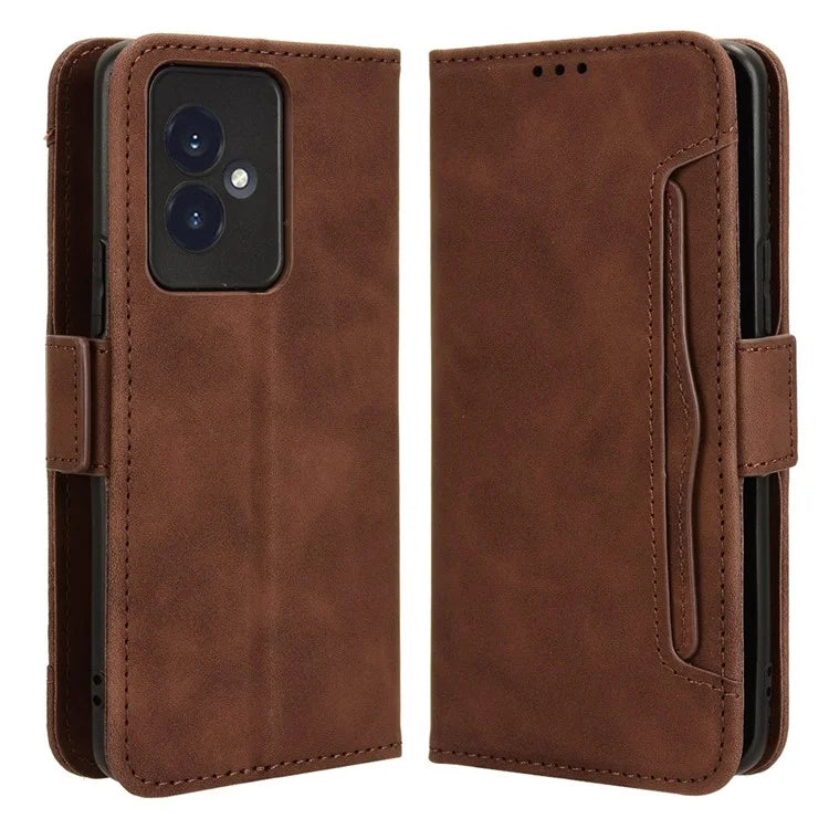 For Honor 100 5G Leather Case Wallet Stand Cover with Multiple Card Slots